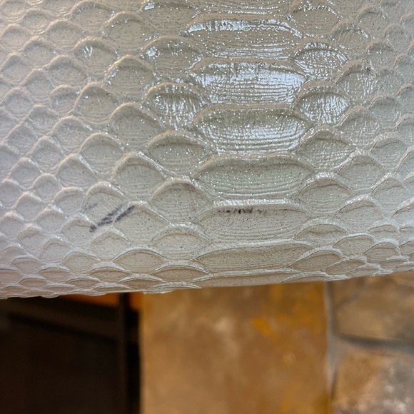 COACH Madison Crossbody/Clutch Python Embossed Leather Evening Bag - Picture 8 of 9